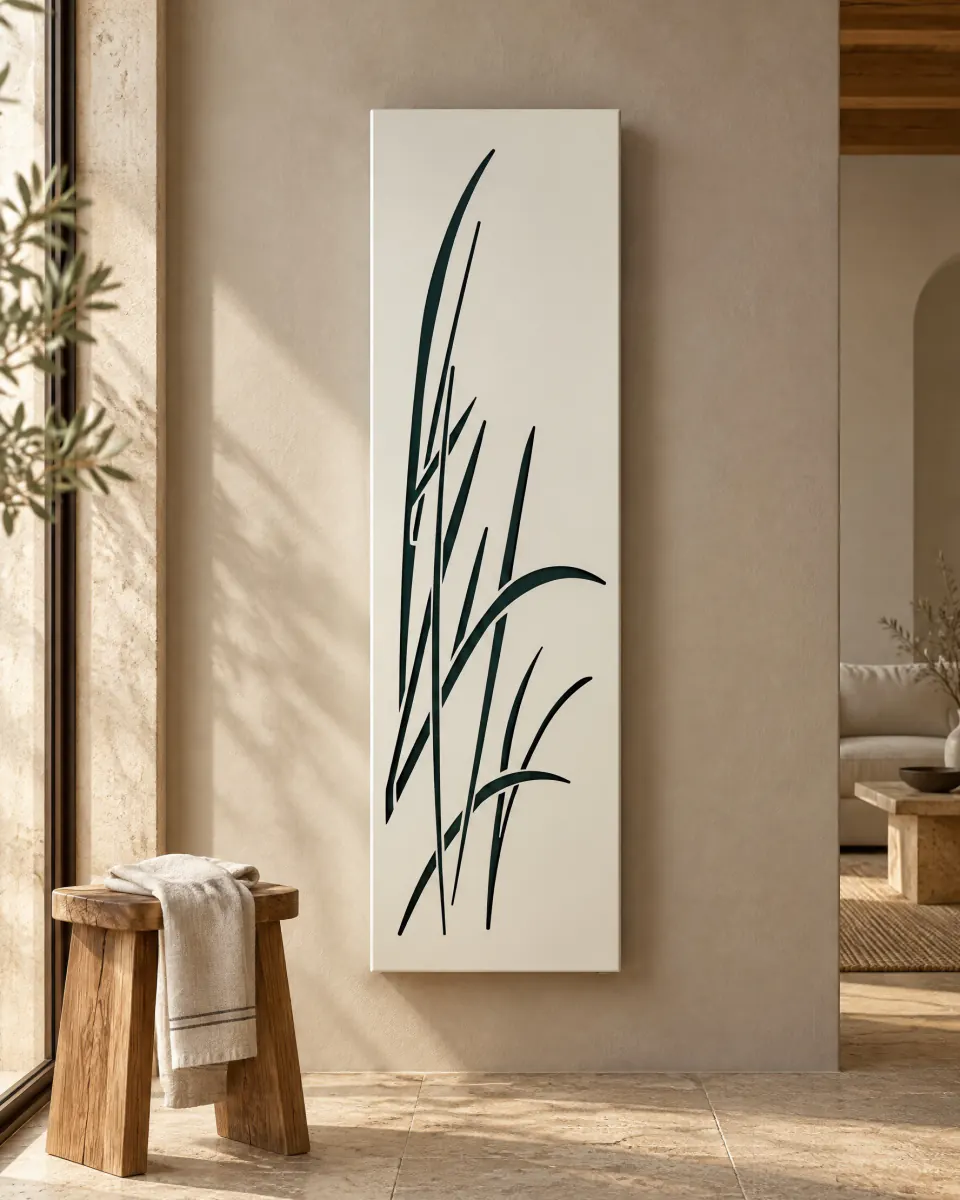 Formentera Leaves in bianco latte